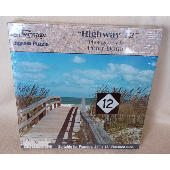 Heritage Puzzle Inc. Highway 12 Jigsaw Puzzle 550 Pieces Sealed - Picture 1 of 6